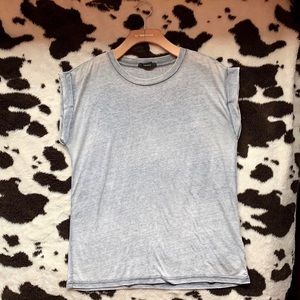 Forever 21 oversized Greaser styled rolled up sleeve tshirt